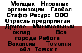 Мойщик › Название организации ­ Глобал Стафф Ресурс, ООО › Отрасль предприятия ­ Другое › Минимальный оклад ­ 30 000 - Все города Работа » Вакансии   . Томская обл.,Томск г.